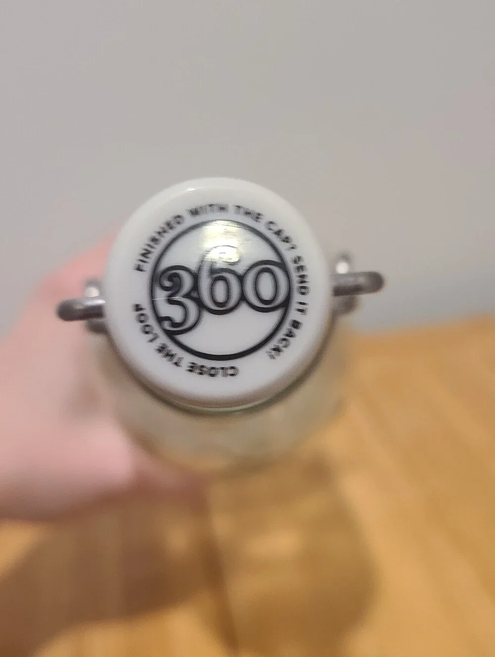 Reusable Swing Top Glass Bottle